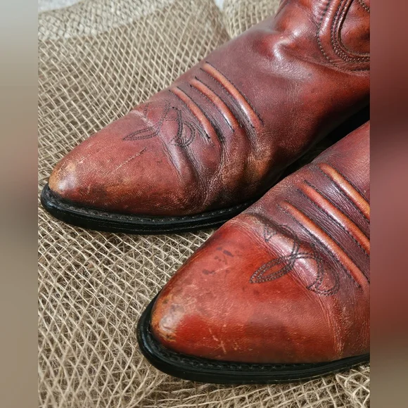 Dingo Vintage Leather Western Cowboy Boots 12D - Picture 4 of 8